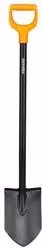 Vanga quadra con manico in acciaio Fiskars Solid colore nero L: 117 cm