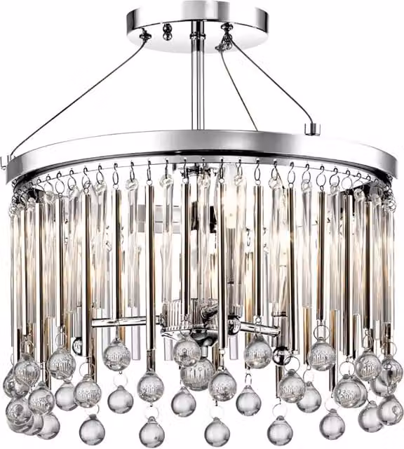 Lampada a Soffitto 2 Luci Kalf In Acciaio Bianco A Bracci E Sfere In Vetro Opalino E Oro