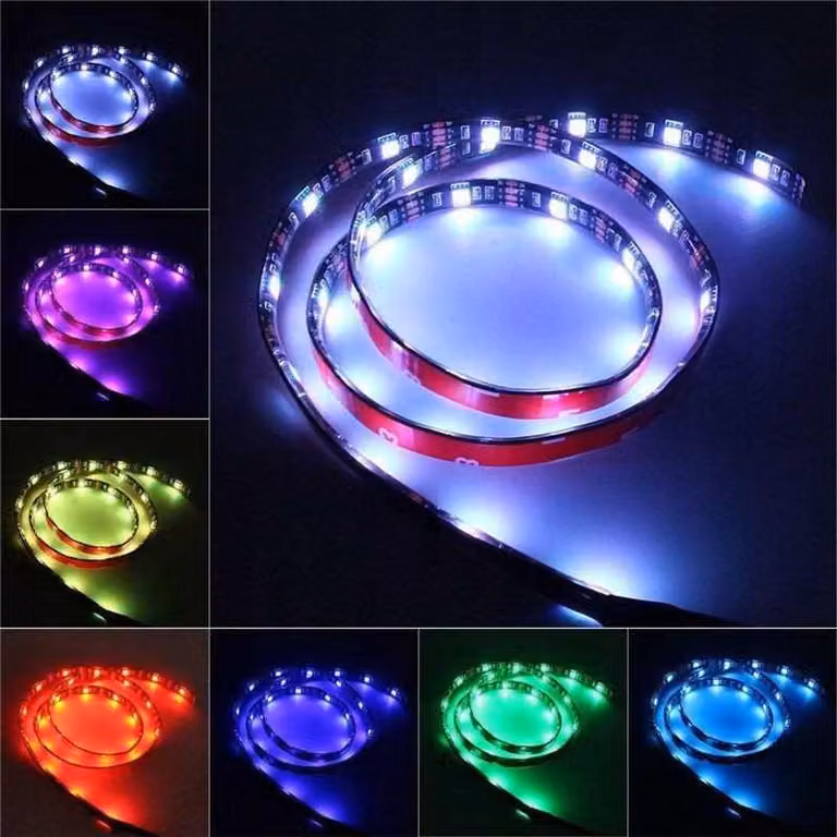 Striscia LED 7,2W/m RGB 12V IP20 1m