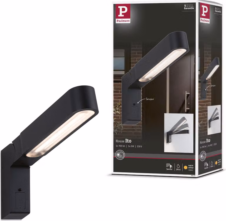 Paulmann House Lampada da parete per esterni a LED Ito Allineamento verticale