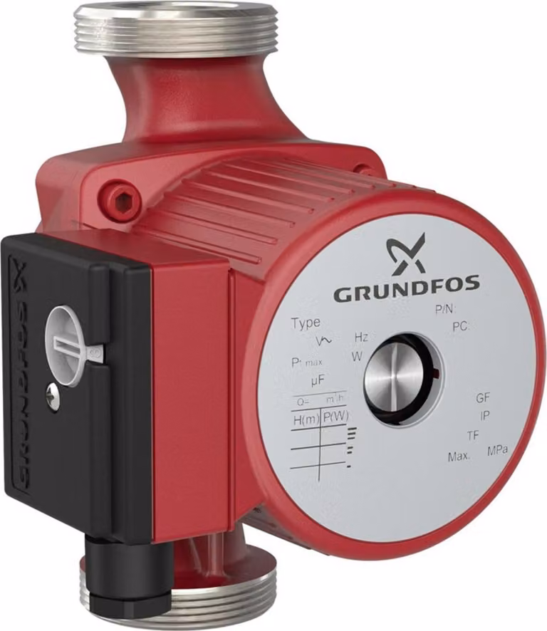 Pompa di ricircolo Grundfos serie 100 UPS 32-80 N, 230 V, G 1 1/2, 180 mm, ES