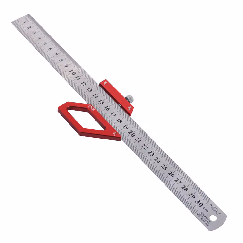 Calibro multifunzionale, utensile per incidere a 45/60/90°, tracciatore multiangolare per lavori in legno, utensile fai da te per falegnami