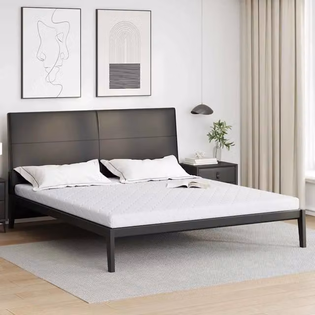 Materasso Bianco 180 x 200 cm Tessuto Jacquard 4106388