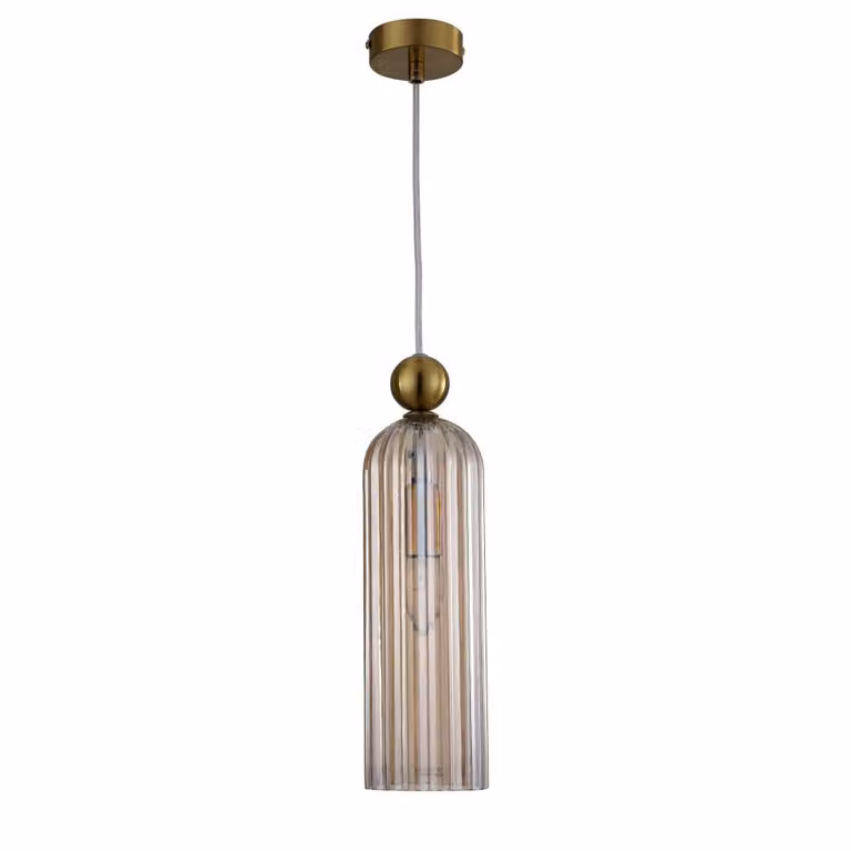 Lampada a sospensione Piega 1xE14 color ambra LP-939/1P Light Prestige