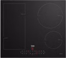 Piano cottura a induzione Beko HII64203FMT da 60 cm, Black