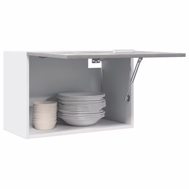 Pensile da cucina moderno vidaXL Lyon Grigio Cemento L 60 cm, P 31 cm, H 40 cm