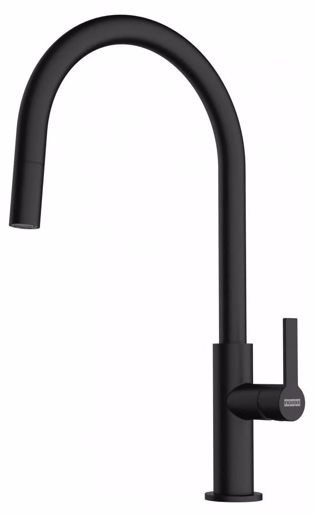 Franke Rubinetto Da Cucina Maris Stripes J Pull-Out Nero Opaco