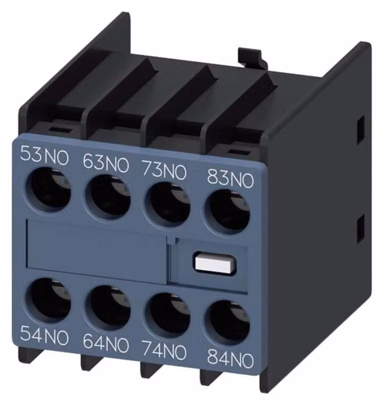 Blocco di interruttori ausiliari Siemens 4 contatti NA (NO) (3RH2911-1GA40)