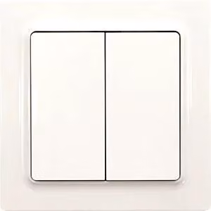 ELTAKO Pulsante radio bianco polare glz 55x55mm