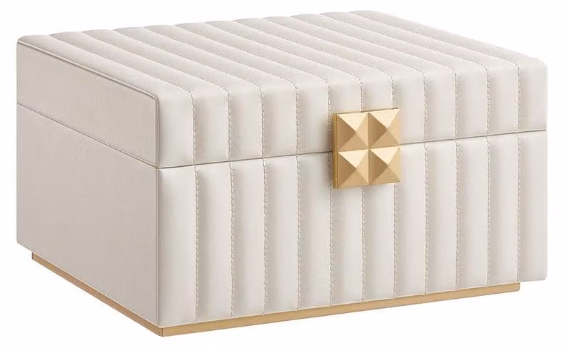 Organizzatore per trucchi con specchio, dimensioni 25 x 15 x 10 cm