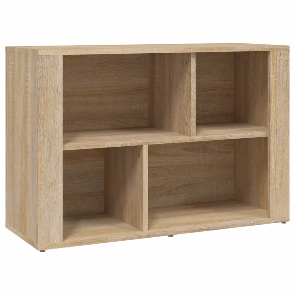 Credenza Rovere Sonoma 80x30x54 cm in Legno Multistrato