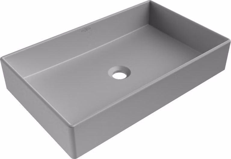 Mexen Goya lavabo da appoggio 60 x 37 cm, grigio chiaro opaco- 22186061