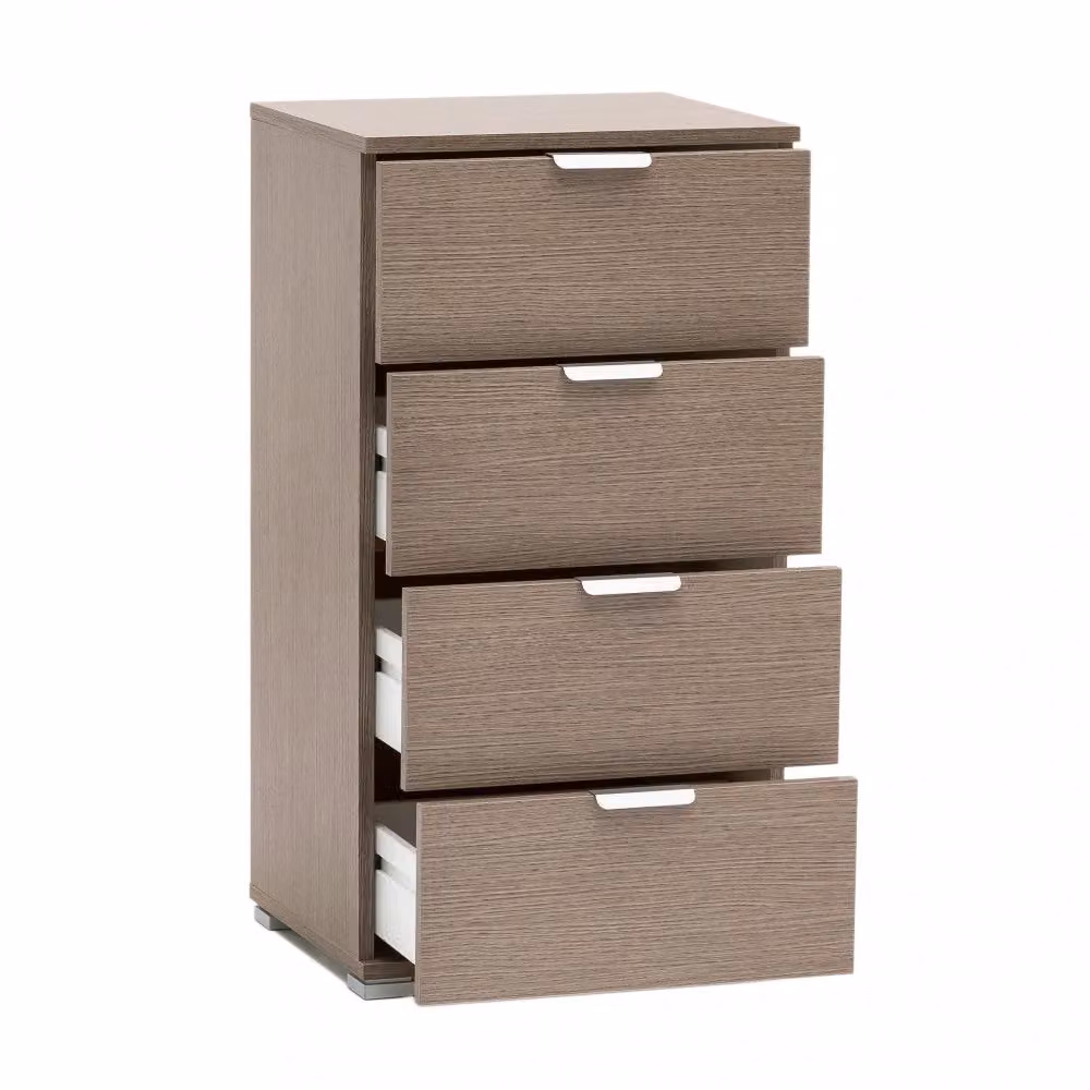 Mobiletto con 4 cassetti GIORDANOSHOP in MDF grigio opaco L: 45 cm, P: 38 cm, H: 85 cm – 2