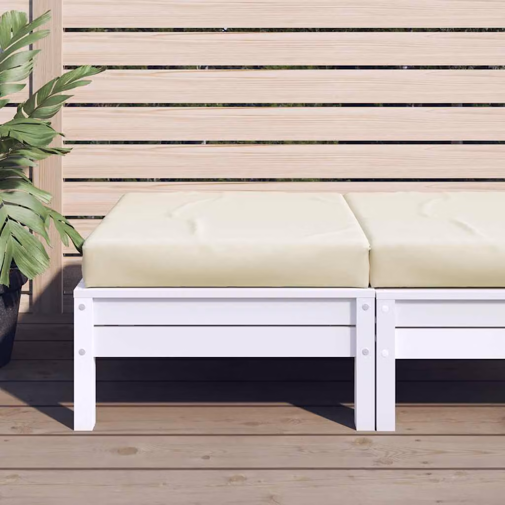 Cuscino per Pallet vidaXL Beige in Tessuto Idrorepellente e Traspirante L: 60 cm, P: 60 cm, H: 9,5 cm