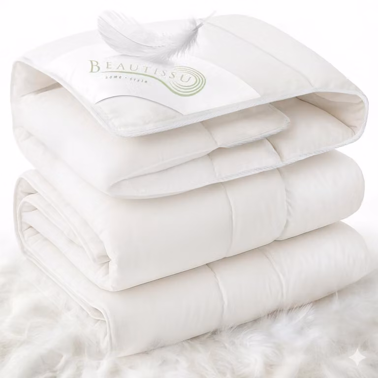 Beautissu Piumino invernale 135x200 cm con 100% piumino e piume