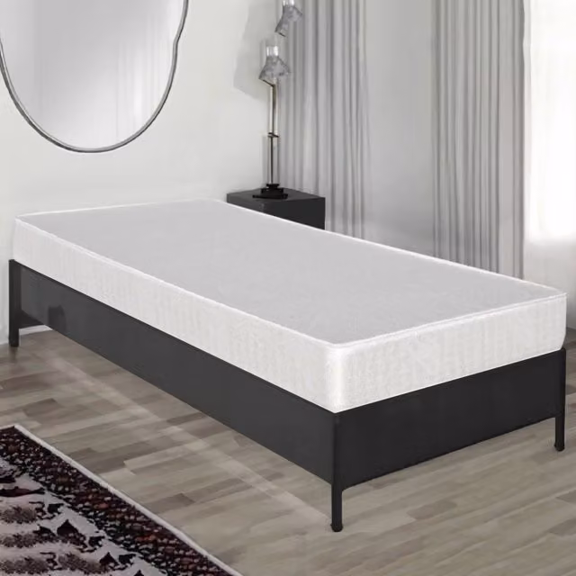Materasso singolo in poliuretano espanso Tedalda Talamo Italia, colore bianco, L 80 cm x P 190 cm x H 14 cm