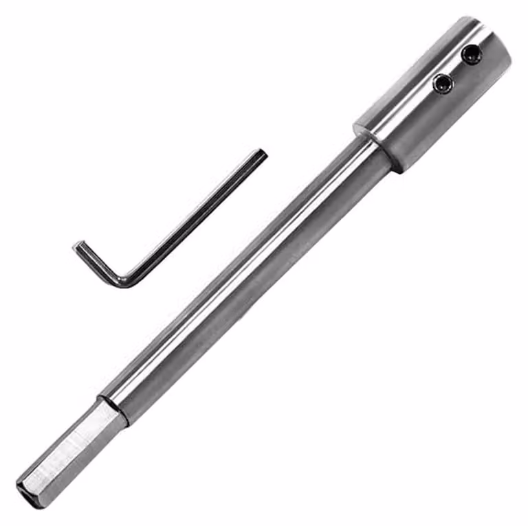 Solidchoice - Prolunga da 10 pollici per punte Forstner, con chiave esagonale