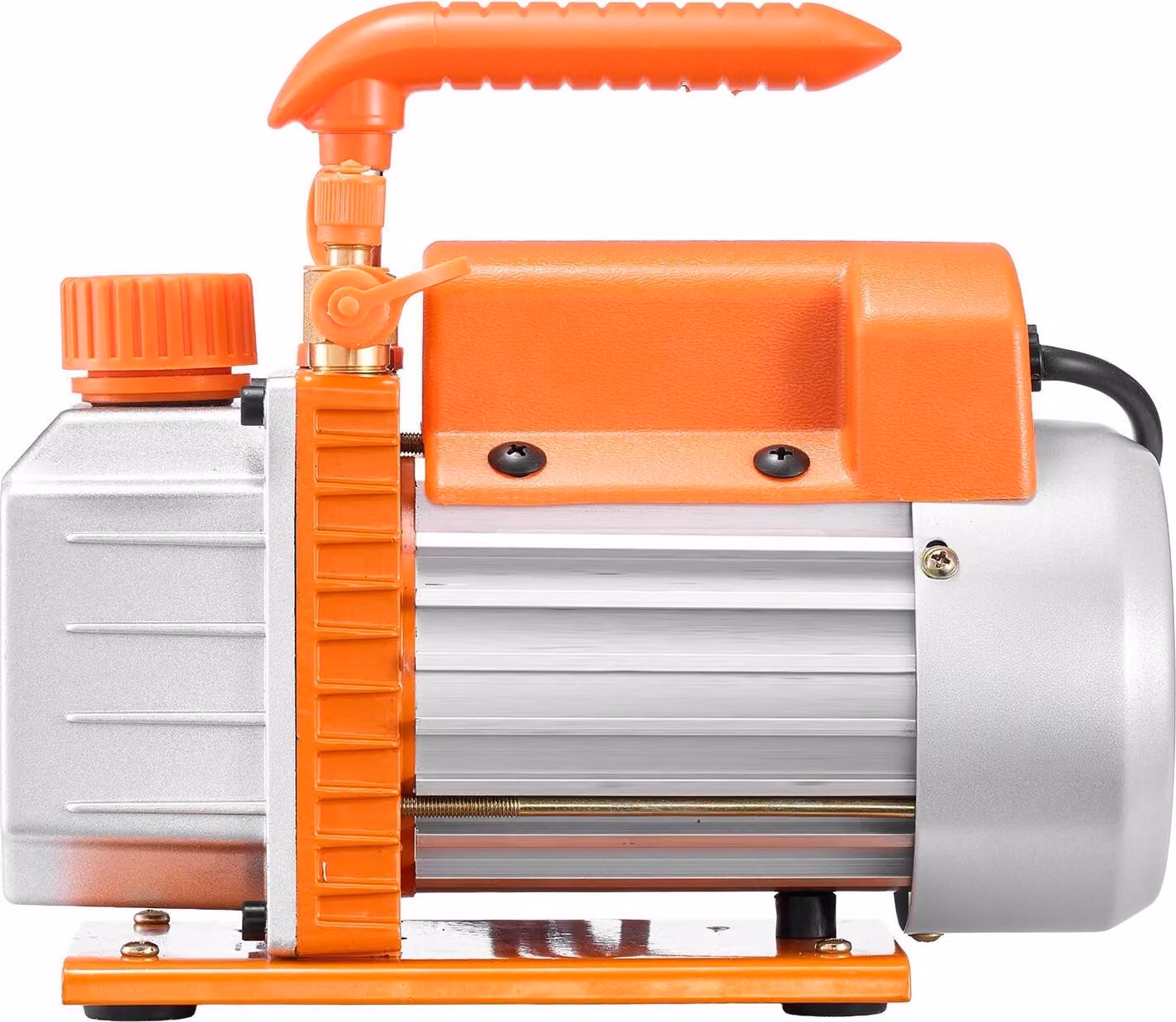 Pompa per vuoto, 3,5 CFM 99 L/min, pompa per vuoto rotativa monostadio HVAC per sistemi R134a R22 R410a, motore a 4 poli, per la manutenzione di condizionatori d'aria per autoveicoli, degassificazione della resina, olio incluso