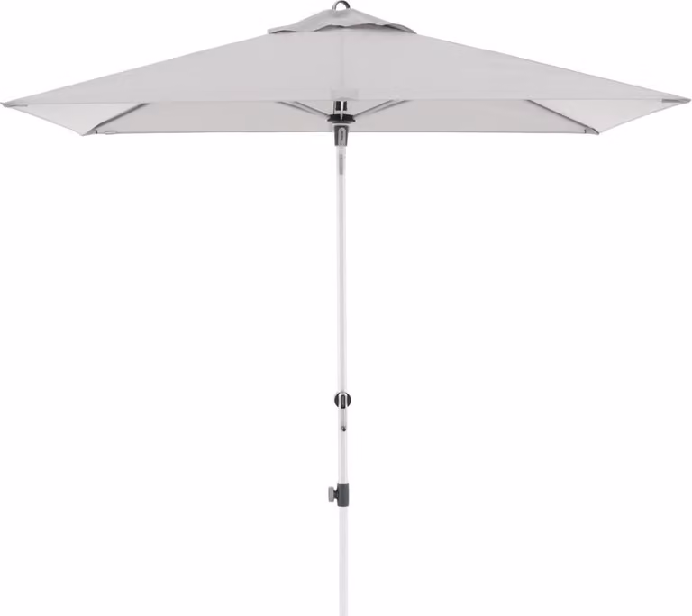 Ombrello con asta centrale con inclinazione automatica e manico Doppler EXPERT 220 x 140 cm grigio chiaro