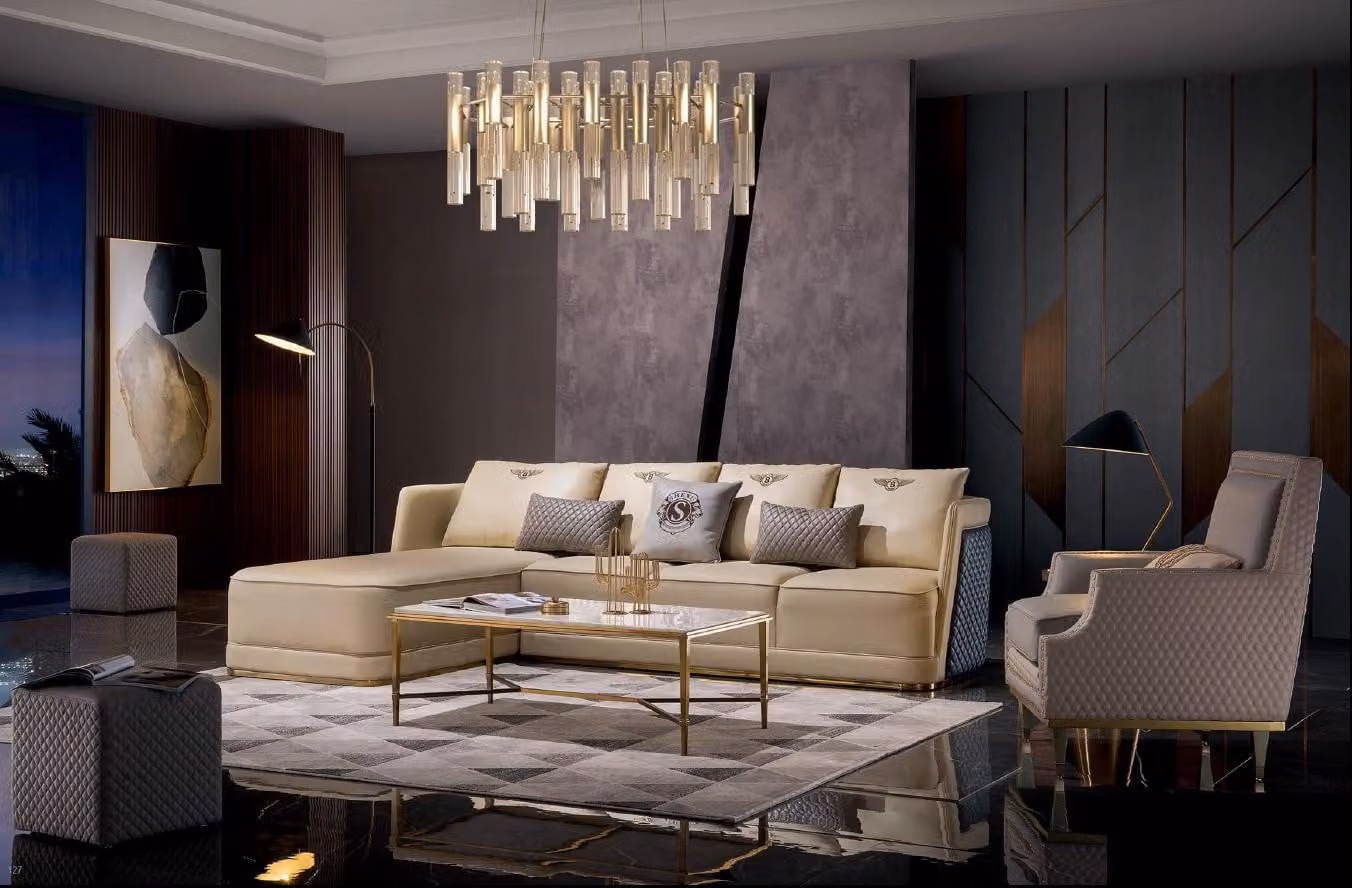 Edler Designer Couchtisch Beistelltisch Sofa Wohnzimmer Tisch Tische Edelstahl