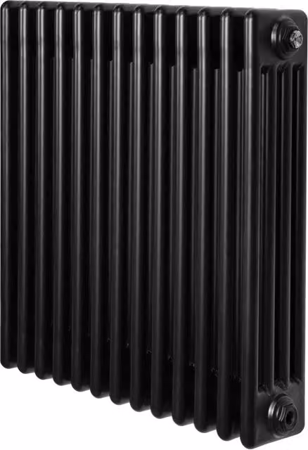 Radiatore Tradizionale 4 Colonne Orizzontale Nero 600 x 605 mm