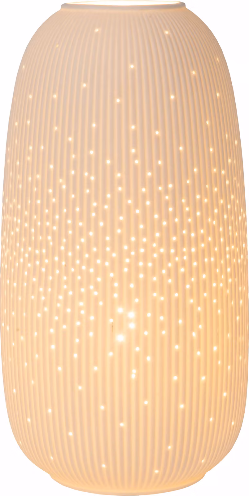 Lampada da tavolo in porcellana bianca 33 cm E14 Flores Lucide