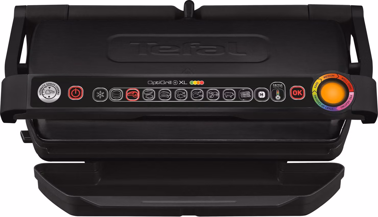 Tefal GC7248 OptiGrill+ XL con snack e cottura 2000 W 9 programmi di cottura antiaderenti