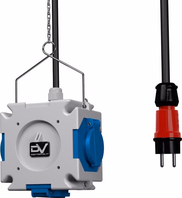 Distributore di energia mDV 3x230V con cavo da 1,5 m Doktorvolt 2671