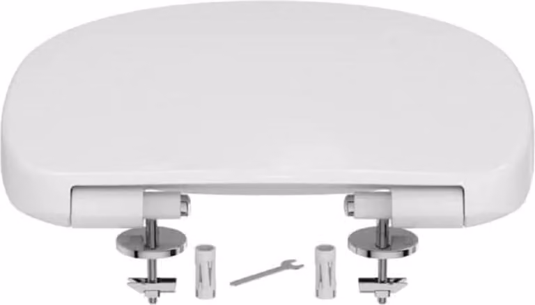 Set di cerniere per sedile WC, chiusura morbida, fissaggio