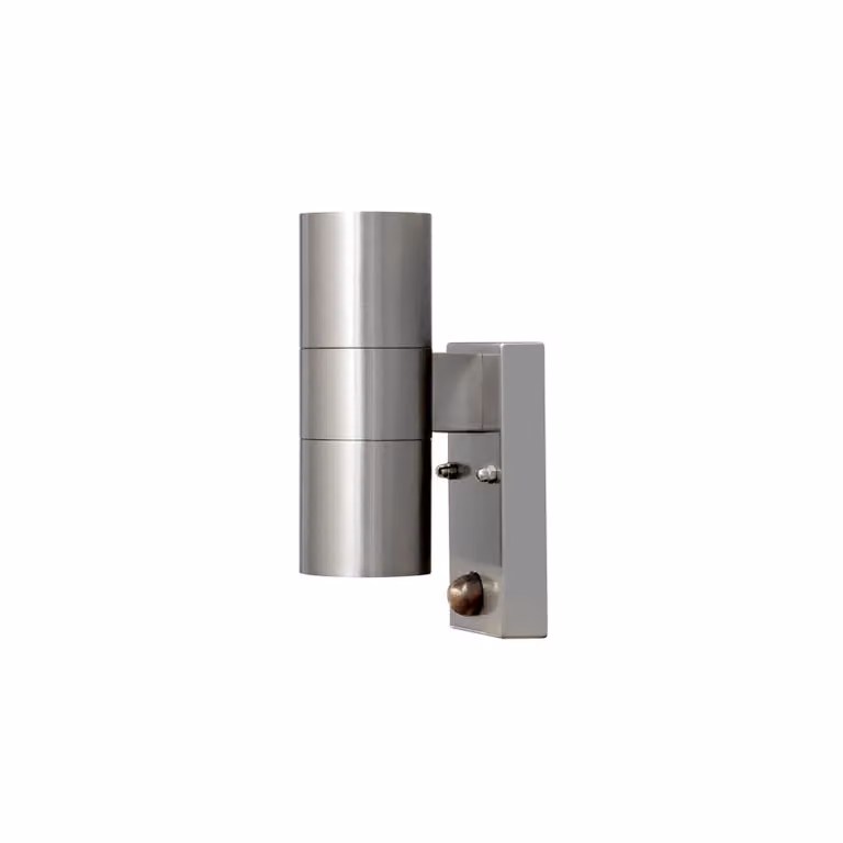 Konstsmide Modena Up&Down con BWM Applique Up&Down in acciaio inox con vetro trasparente e rilevatore di movimento