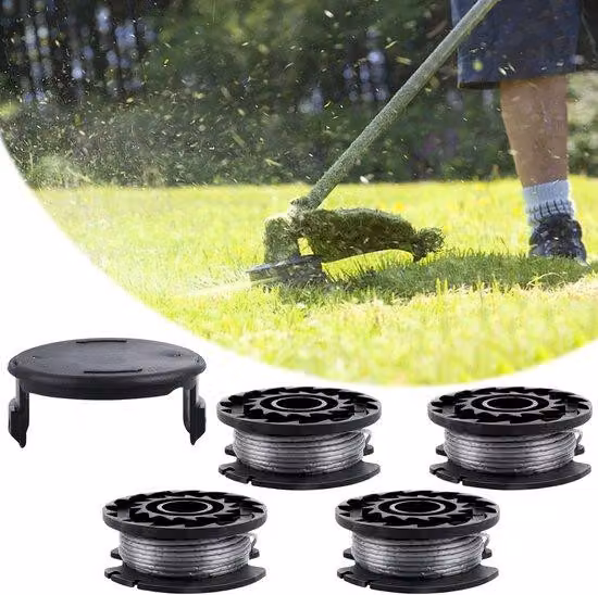Bobina per decespugliatore Grass, set da 4 pezzi, Φ1,60 mm, 4 m, a batteria
