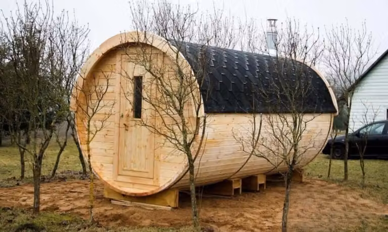 Barrelsauna Fasssauna Saunatonne Holzsauna Saunafass Fasshütte