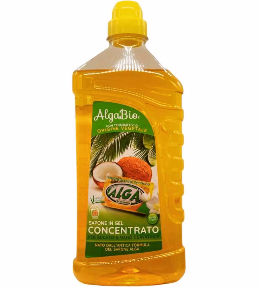 Alga Sapone In Gel Concentrato Bucato 1000ml - Ecologico e Vegetale