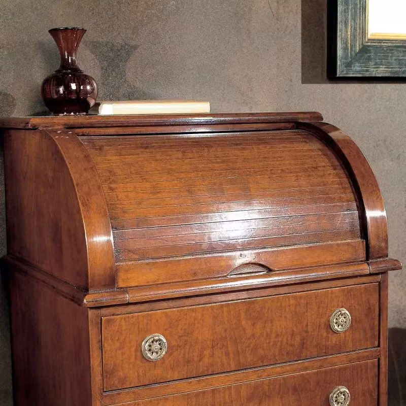 Bureau classico in legno con 9 cassetti Mobili 2G L/P/H: 56 x 41 x 120 cm – 2