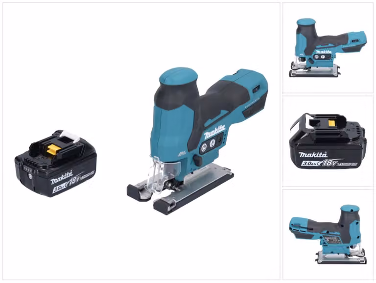 Seghetto alternativo a batteria Makita DJV 185 F1 18 V brushless + 1x batteria ricaricabile 3,0 Ah - senza caricabatterie