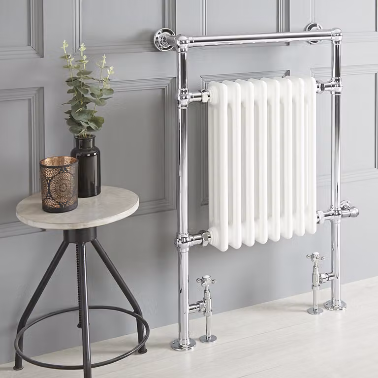 Scaldalviette Misto Bianco Elizabeth - 930 x 620mm - Scelta di Termostati