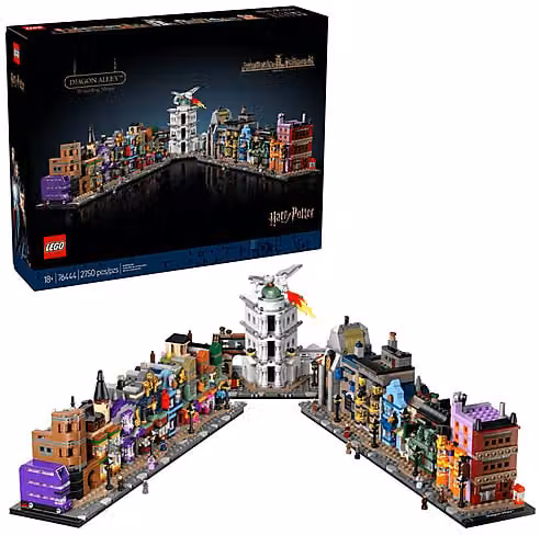 LEGO Harry Potter Diagon Alley Negozi di Magia Set Creativo Multicolore