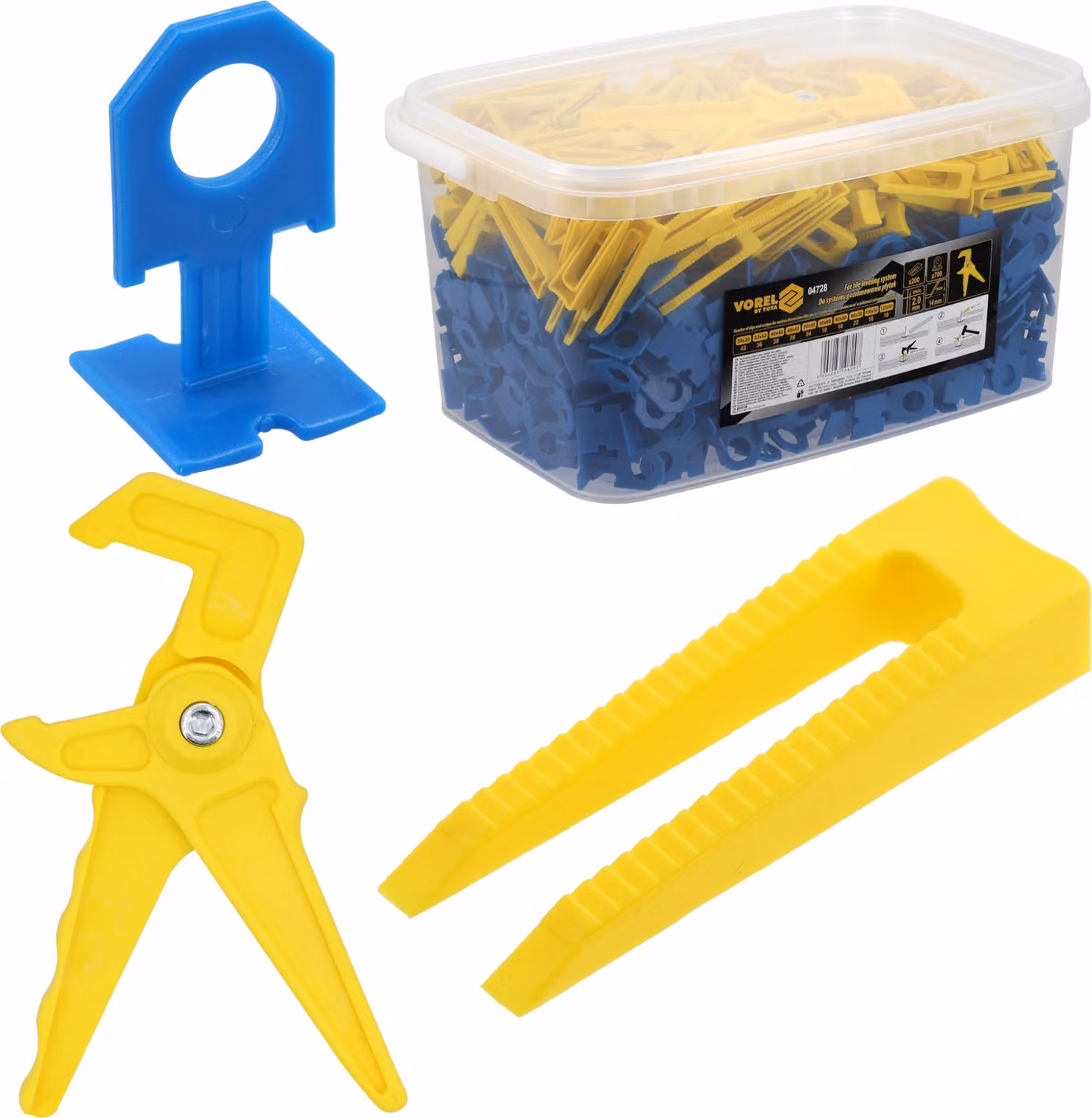 Sistema di livellamento piastrelle 2mm 700+200 pinze
