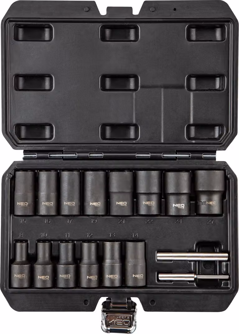topex 11-920 bussole 1/2, per d dadi danneggiati - set 16 pezzi