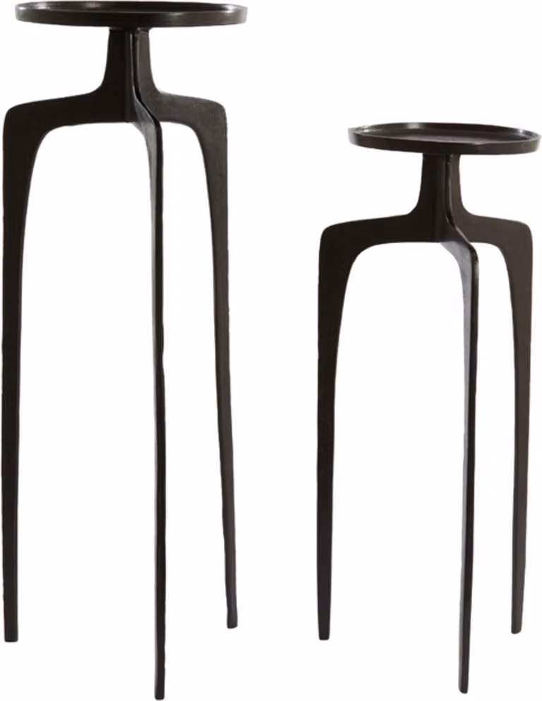 Set di 2 colonne Light & Living Pano bronzo scuro - Ø30x80 + Ø35x100 cm
