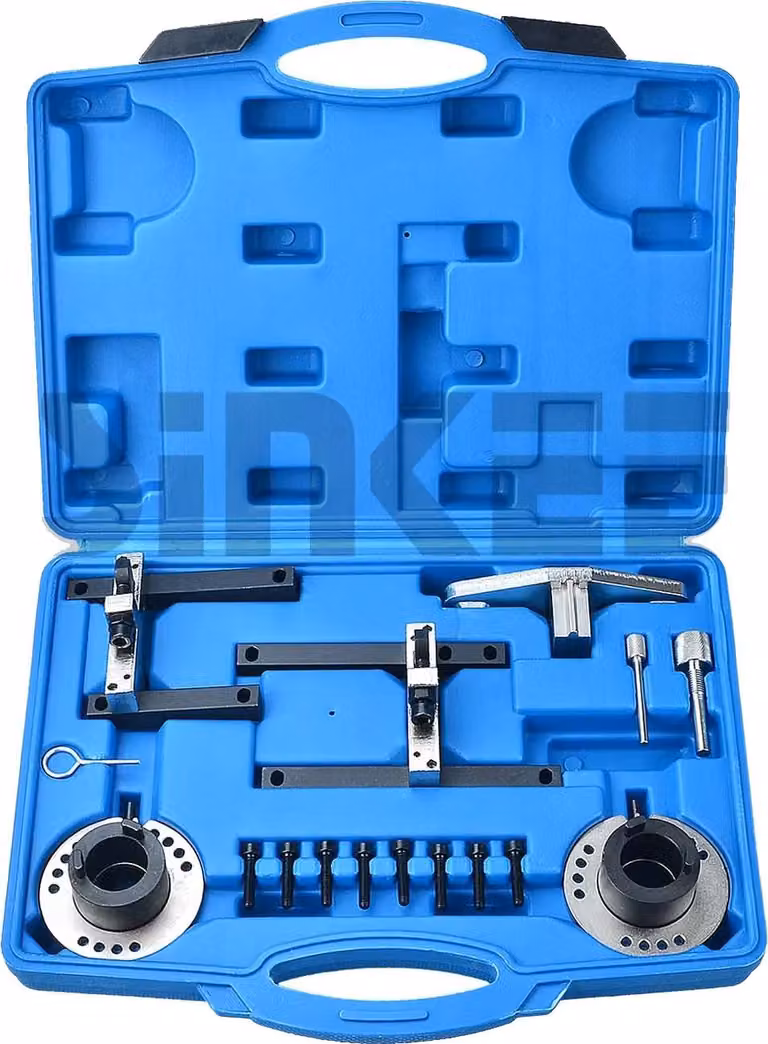Kit di strumenti di bloccaggio della fasatura, struttura in metallo, peso di 5,5 kg, compatibile con 10 motori Ecoboost, include strumenti di bloccaggio, supporta più codici motore