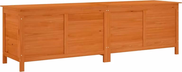Contenitore da Giardino Marrone 198,5x50x56,5 cm Massello Abete