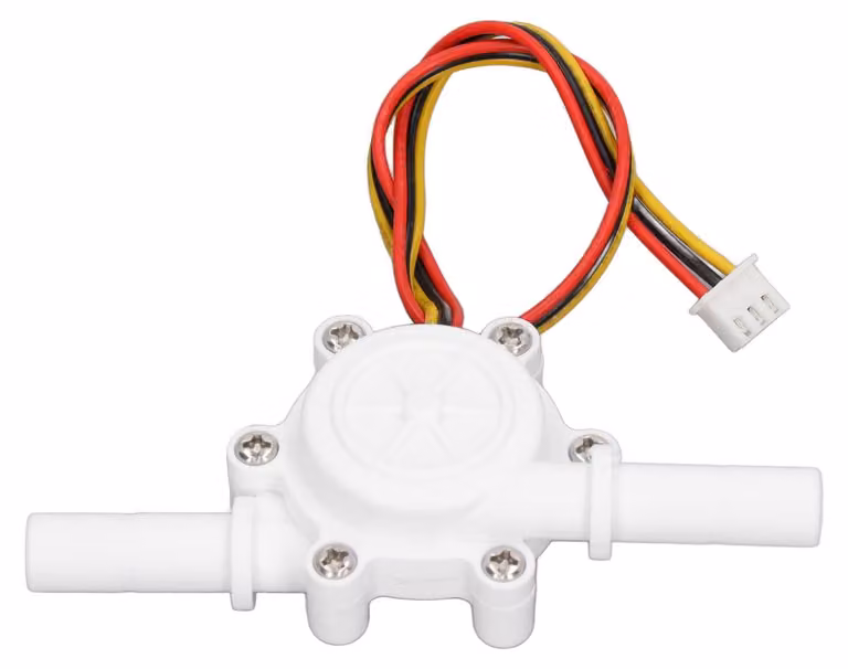 Sensore a effetto Hall, DC 3,5-24V, sensore di portata per acqua, misuratore di flusso da 0,3 a 10 L/min