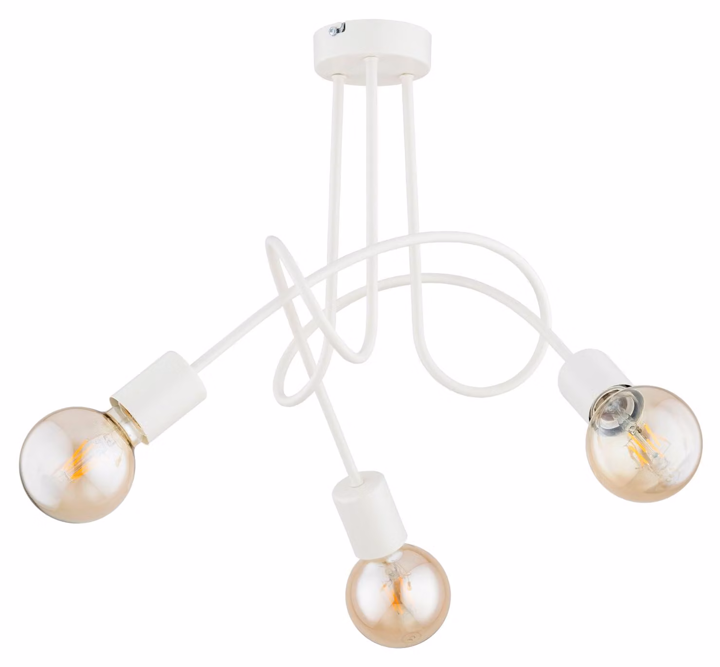 Lampada a sospensione TANGO color crema 3xE27x15W in metallo, dimensioni: 41x48x48 cm, IP20, Alfa