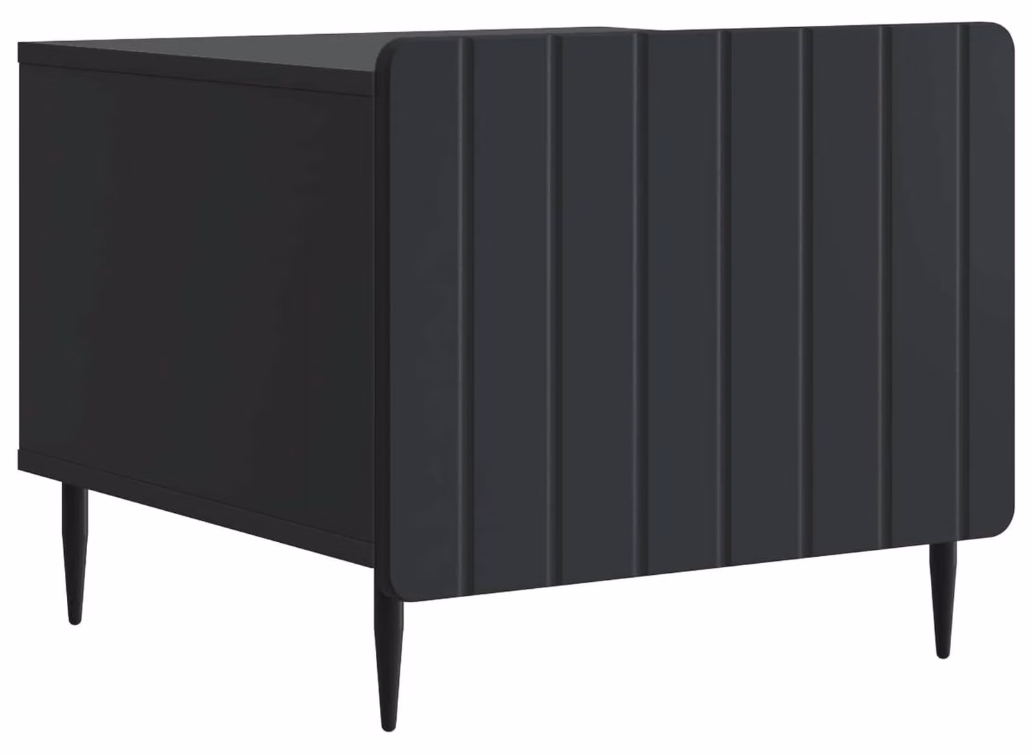 Tavolino da salotto Nero 49 x 50 x 42 cm Legno ingegnerizzato