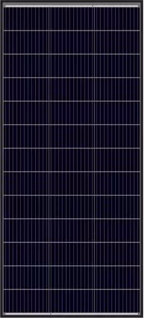 Pannello Solare Monocristallino Alcapower 200W Nero con Efficienza del 20,8%, L: 148,5 cm, P: 66,8 cm, H: 3,0 cm