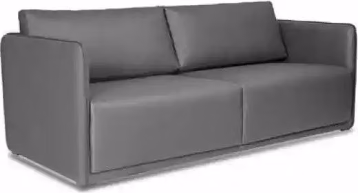 Grauer Luxuriöser Dreisitzer Couch Polstersofas Moderne Textilmöbel