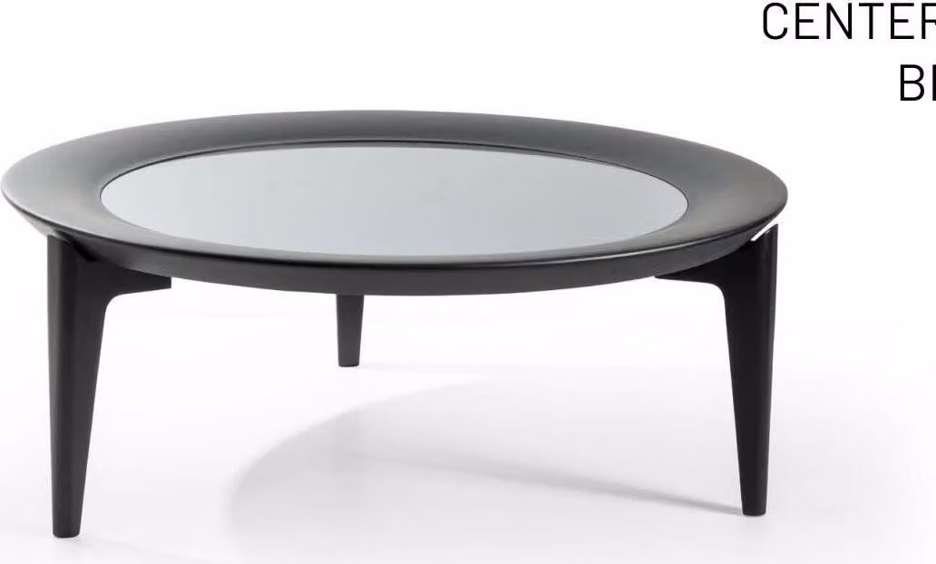 Grauer Runder Couchtisch Designer Wohnzimmer Tische Luxus Beistelltisch