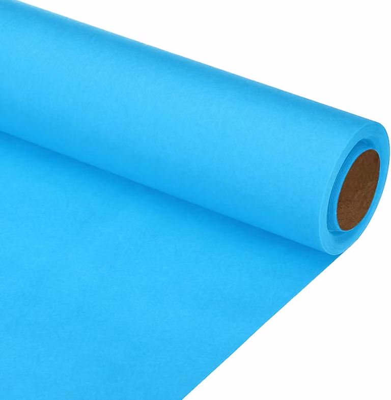 Carta kraft color carta azzurra, dimensioni 12 x 315 pollici, grammatura 80 g/m², ideale per imballaggi