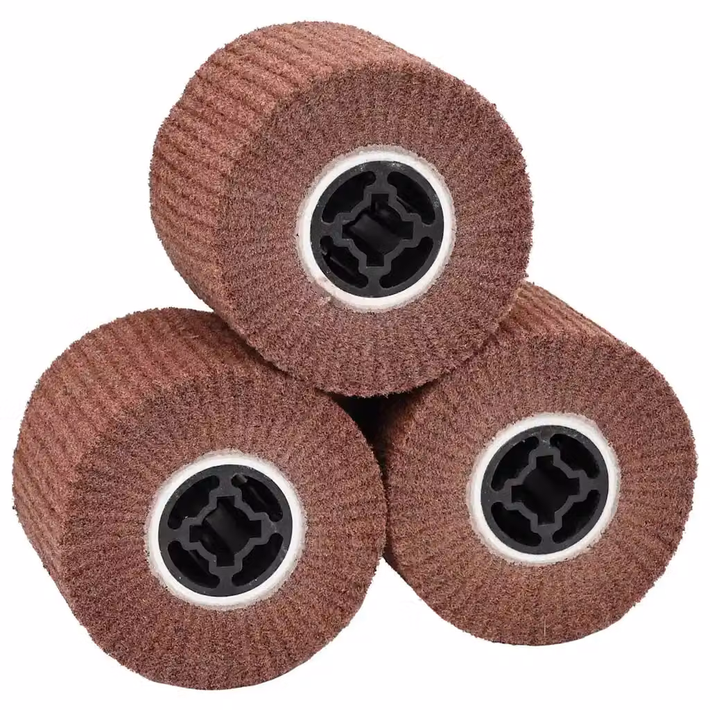 Set di 3 rulli abrasivi vidaXL in fibre sintetiche marroni L 12 cm, P 12 cm, H 10 cm